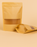 Brown Kraft Zip Lock Stand Up Food Bags Pouches with Tear-away Notch for Multi-purpose Storage
