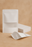 White Kraft Zip Lock Stand Up Food Bags Pouches with Tear-away Notch for Multi-purpose Storage