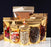 50 Bags Gold/Clear Resealable Heat Sealable Stand Up Pouch Food Storage Bags with Tear Notch