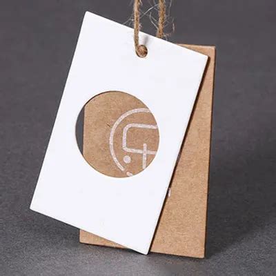 Double sides printed with Jute String Hang Tags (Customized)