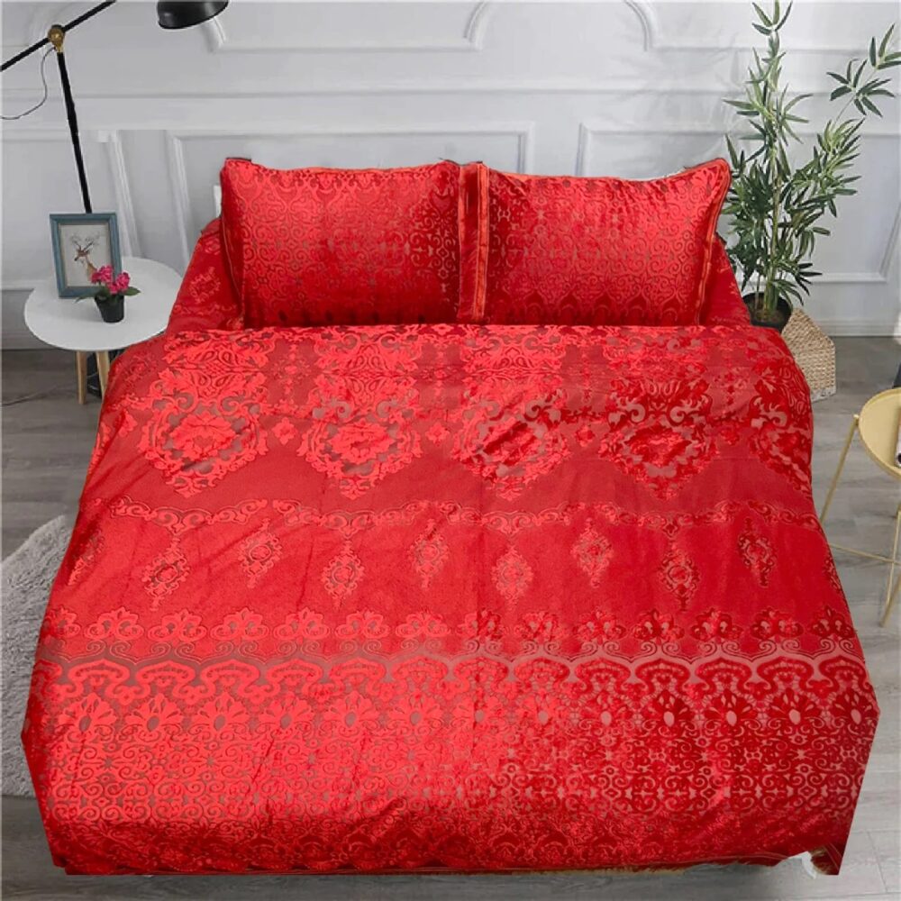 EMBOSSED VELVET BED SHEET