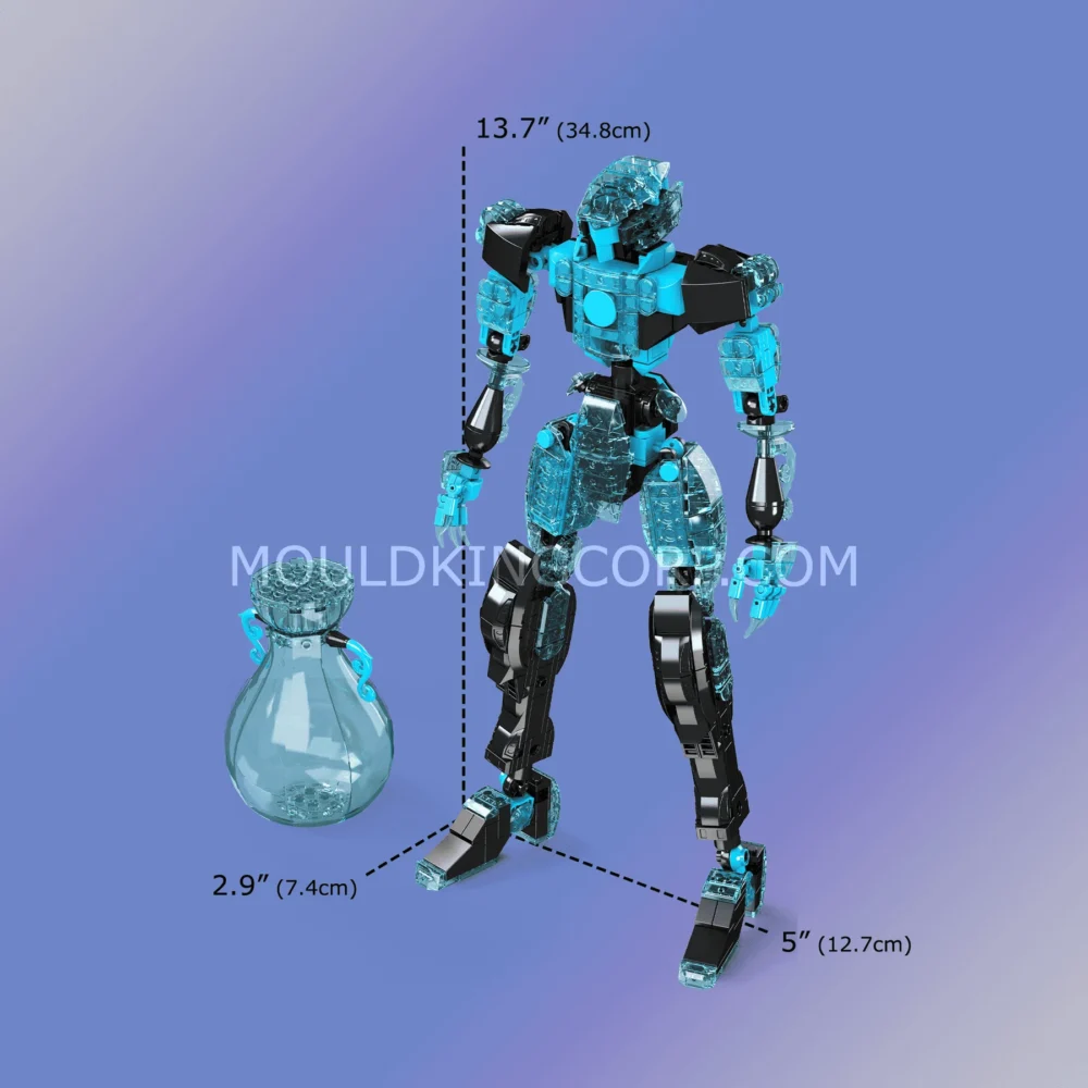 Mould King 10077 Constellation Mecha Aquarius of Zodiac Series Building Set | 548 Pcs