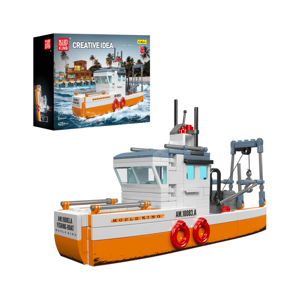 Mould King 10083 Fishing Boat Building Set | 420 Pcs