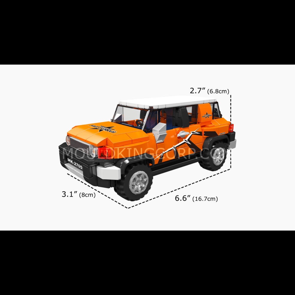 Mould King 27059 FJ Cruiser SUV Building Set | 414 Pcs