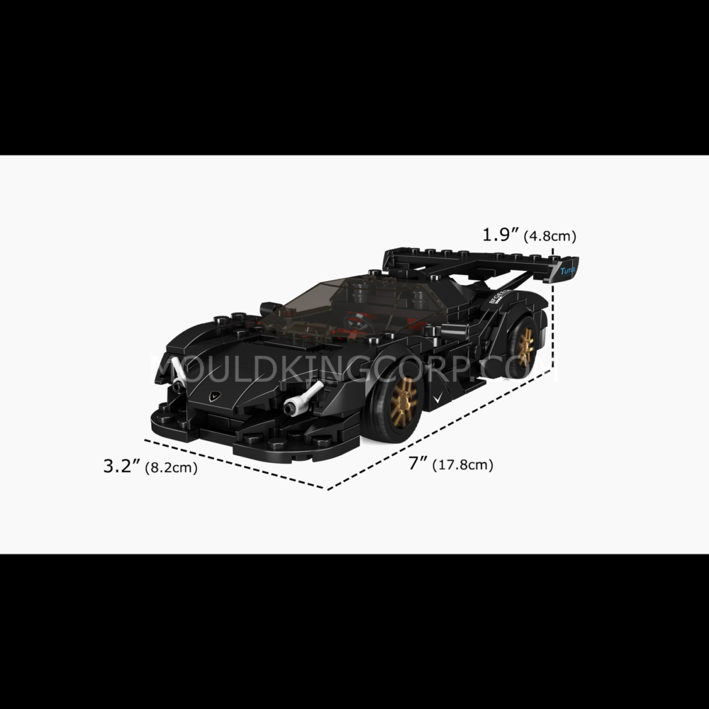 Mould King 27061 Apollo IE Supercar Model Building Set | 325 Pcs